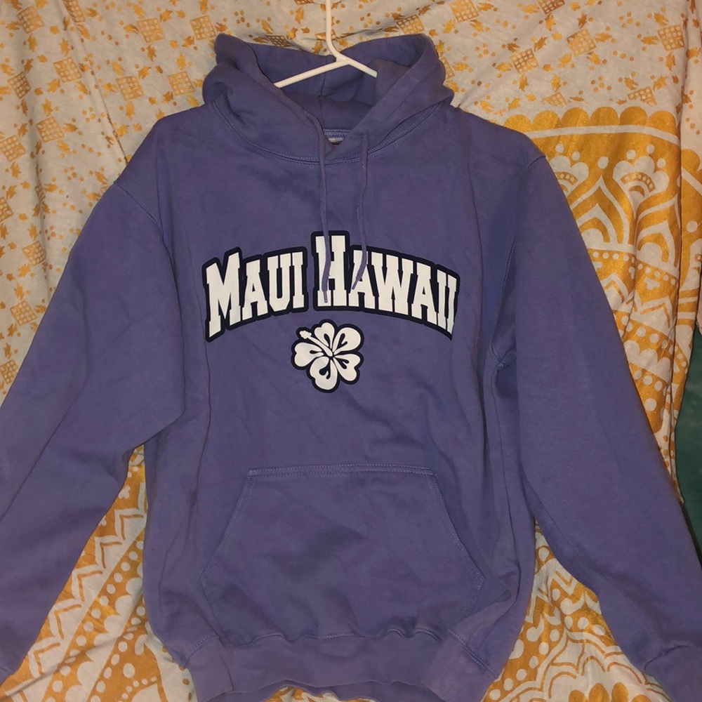 Maui Hawaii purple sweater